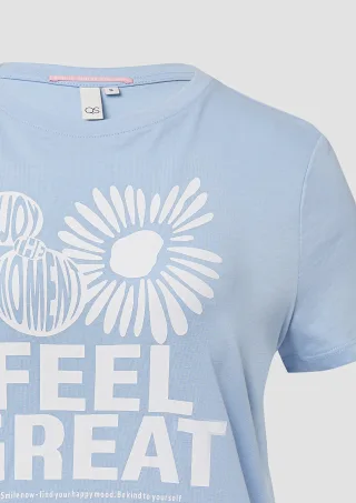 qs - T-Shirt blau - Gr. - M