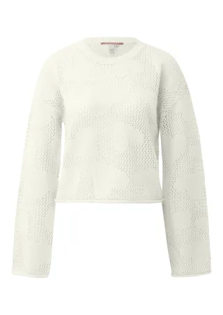 qs - Strickpullover creme - Gr. - L