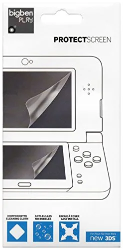 Nintendo New 3DS - Dual Screen Protection Kit (Bildschirmschutzfolie +Reinigungstuch)