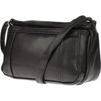 Christian Wippermann Umhängetasche Damen Tasche Schultertasche Umhängetasche Crossover Bag Leder Optik (1 tlg), Crossover Bag Leder Optik Handtasche Überschlag