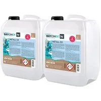 Höfer Chemie GmbH Poolpflege 2x 5 L BAYCINEX® Metall-Ex im praktischen Kanister, Entfernt zuverlässig Metall- und Kalkablagerungen