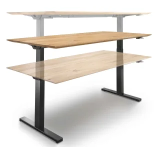Florenz Stehschreibtisch höhenverstellbar Holz