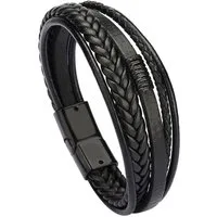 Firetti Lederarmband Schmuck Geschenk Armschmuck Armkette, Made in Germany