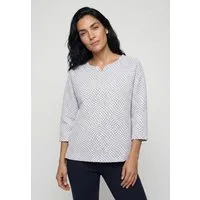 Olsen Sweatshirt mit Allover-Dessin