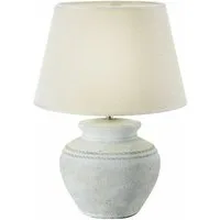 Mirabeau Tischleuchte Tischlampe Cleveland antikweiß