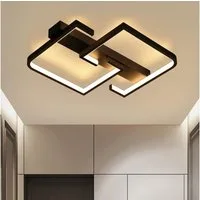 ZMH LED Deckenleuchte Rechteckige Deckenlampe 30*25*4.5cm Modern für Schlafzimmer Flur, Hochwertige Lampenperlen, LED fest integriert, 3000k, LED fest integriert