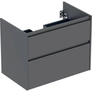 Geberit Ersatzteile Unterschrank für Möbelwaschtisch, 2 Schubladen B:80cm, lava matt, 246352JK1 246352JK1