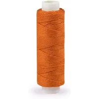 maDDma 50m Nähgarn Leinengarn Klöppelgarn Zwirn, 50 m, orange