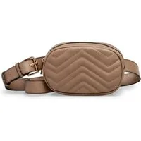 Caspar Gürteltasche TS1064 stylische kleine Damen Gürteltasche mit Gürtel