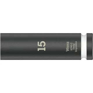 Wera 8790 C Impaktor Deep Steckschlüsseleinsatz mit 1/2"-Antrieb Weiß - 05004832001