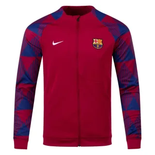 Nike 23/24 Barcelona Rote Trainingsjacke Mit Reißverschluss
