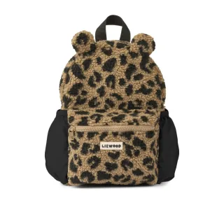 Liewood Andreas Fleece Bär Rucksack - Mega Leo/Oat mix