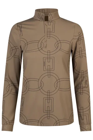 Langarmshirt PI Zip HW25 Damen