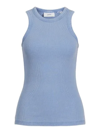 JJXX - JXFOREST STR SL WASH RIB TOP JRS SN silver lake blue - Gr. - S