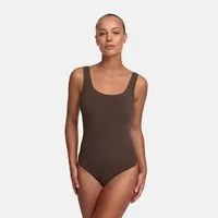 cfab (creamy fabrics) Body Low Back - Body-Braun-L (1-tlg)