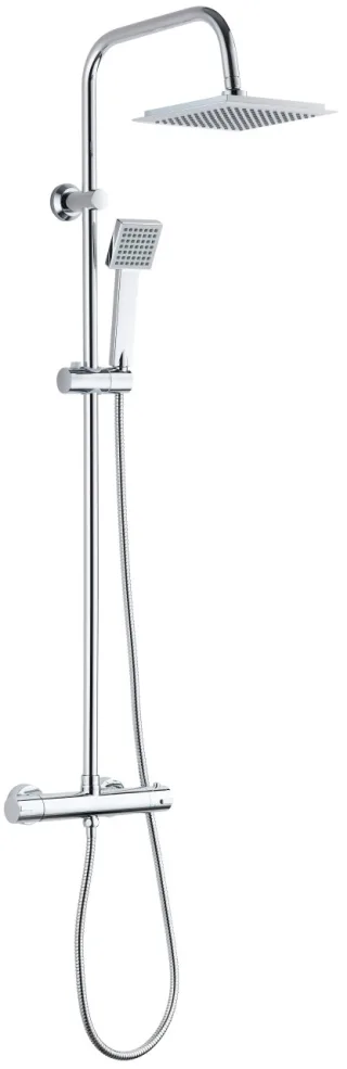 Neuesbad Serie 620 NEO 1-Funktion Duschsäule mit Thermostat, Chrom NB1DENBJ051T1