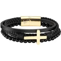 Bruno Banani Lederarmband Schmuck, mit Achat