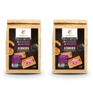 Wildfang ® Adult Trockenfutter mit Kaninchen 2x2 kg