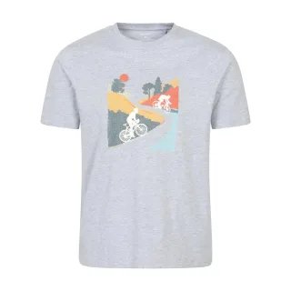 Mountain Warehouse - T-Shirt für Herren/Damen Unisex, Baumwolle (Liegerunggrau)