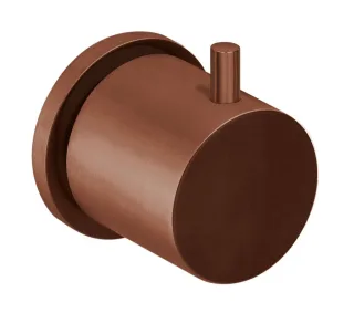 Herzbach Design iX UPventil 2-/ 3-Wegeumsteller Blende rund Edelstahl Copper, 21.959750.3.39 21.959750.3.39