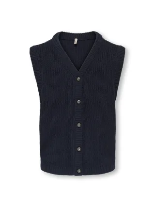 KIDS ONLY - KOGJANNY LIFE S/L BUTTON VEST KNT Night Sky - Gr. - 164