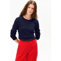 Armedangels Longsleeve GMT DYE RIB Ripp-Longsleeve aus Bio-Baumwoll Mix Slim Fit