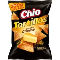 Chio Knabberei, Chio Tortillas Chips Nacho Cheese Mais-Snack mit Käse-Geschmack 200g