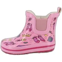 Beck Kleinkinder Gummistiefel Prinzessin Gummistiefel (wasserdichter Kurzstiefel aus Naturkautschuk, weich und flexibel) seitliche Gummi-Einsätze für leichtes An- und Ausziehen