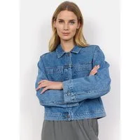 soyaconcept Jeansjacke SC-DOLORES 2 aus Baumwolle, normale Passform, mit Knopfverschluss