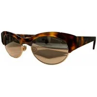 MONCLER Sonnenbrille Pantographiertes Acetat ML0124 Brille Havana wird geliefert mit einem Moncler-Etui im "Pufferjacke"