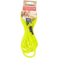 Flamingo Schleppleine Trainings- und Schleppleine Caspar Fluo gelb