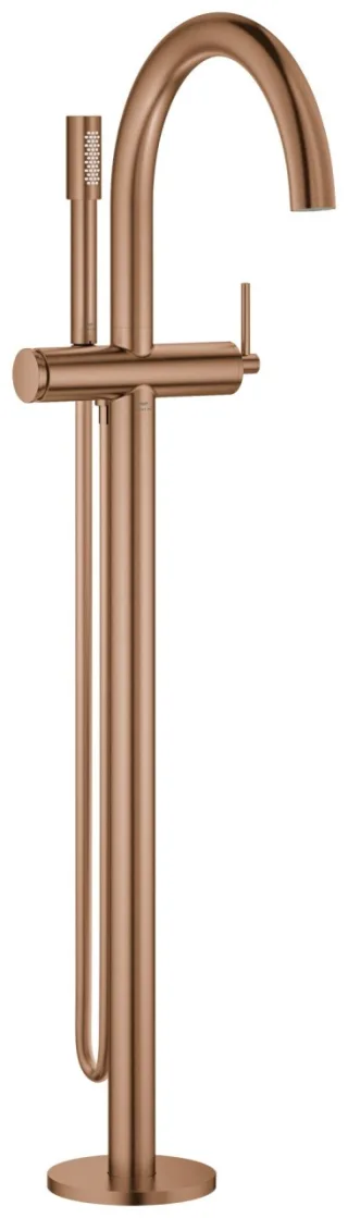 GROHE Wannenarmatur Atrio 24368 FMS Bodenmontage warm sunset gebürstet, 24368DL0 24368DL0