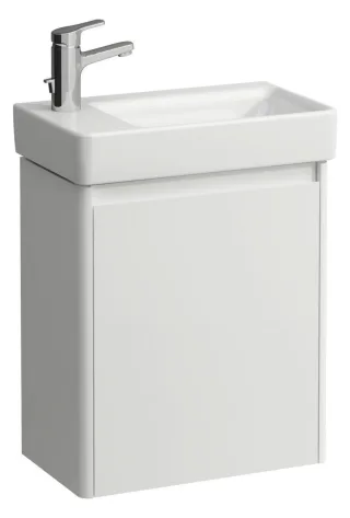 LAUFEN Waschtischunterschrank BASE 2.0 262x454x522 1 Tür m. Griffmulde f.WT H815955 weiß matt, H4112 H4112311082601