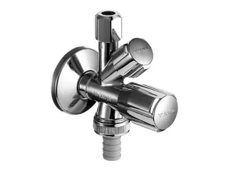 Schell Kombinations Eckventil COMFORT mit RV 1/2" chrom 035510699