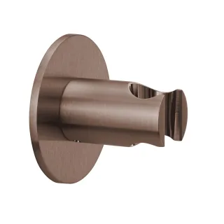 Herzbach spa ix pvd Wandhalter rund rosette 70 rund copper, Copper Steel, 21.994100.1.39 21.994100.1.39
