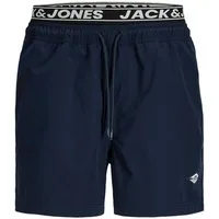 Jack & Jones Badeshorts Maui Surf Double Waistband Swim Shorts mit Mesh-Innenslip