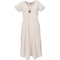 Guru-Shop Midikleid Weiches bequemes Baumwollkleid, Sommerkleid mit..
