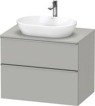 Duravit D-Neo Konsolenwaschtischunterbau wandhängend Betongrau Matt 800x550x664 mm - DE4967070070000 DE4967070070000