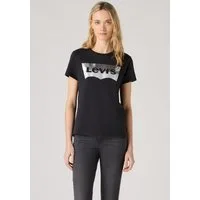 Levi's® Rundhalsshirt THE PERFECT TEE mit Logo im Metallic-Holo Print