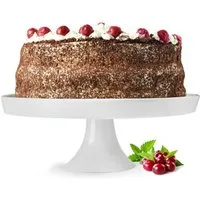Sendez Kuchenplatte Große Tortenplatte ⌀30cm aus Porzellan Tortenständer Kuchenplatte, Porzellan