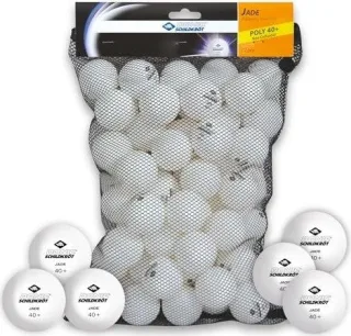 Tischtennisball Jade, Poly 40+ Qualität 72-Stück, Meshbag