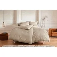 OTTO home Bettwäsche Mila ab Gr. 135x200 cm aus 100% Baumwolle, Biber (180g/m), 2 teilig, zeitlos elegante Uni Bettwäsche in verschiedenen Premium Qualitäten