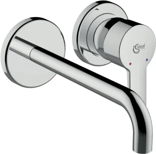 Ideal Standard Wand-Waschtischarmatur Connect Blue, Ausladung 204mm, Chrom A5933AA A5933AA