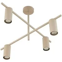 Lindby Deckenleuchten Marilou, Metall, Creme IP20, 1 x 10 W LED