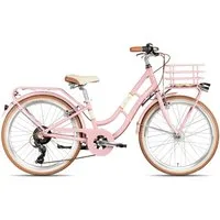 Maxim Kinderfahrrad Maxim La Vita 7 24, 7 Gang Shimano Tourney 7 Schaltwerk, Kettenschaltung, Straßenausstattung violett/rosa