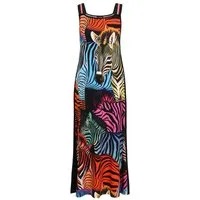 Doris Streich Jerseykleid mit Zebraprint keine/nicht relevant