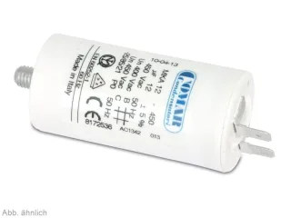 COMAR Motorkondensator, 100 µF, 450 V, 6,3 mm