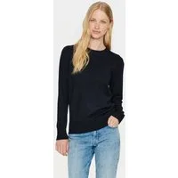 Saint Tropez Rundhalspullover MilaSZ Viskosemischung, Regular fit