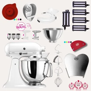 KitchenAid Artisan 4,8 Liter KSM175 Spar-Set Pasta Deluxe mit...