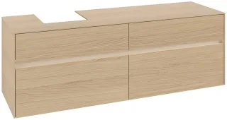 Villeroy & Boch Waschtischunterschrank Collaro C105B0 1600x548x500mm mit Beleuchtung Nordic Oak C105B0VJ